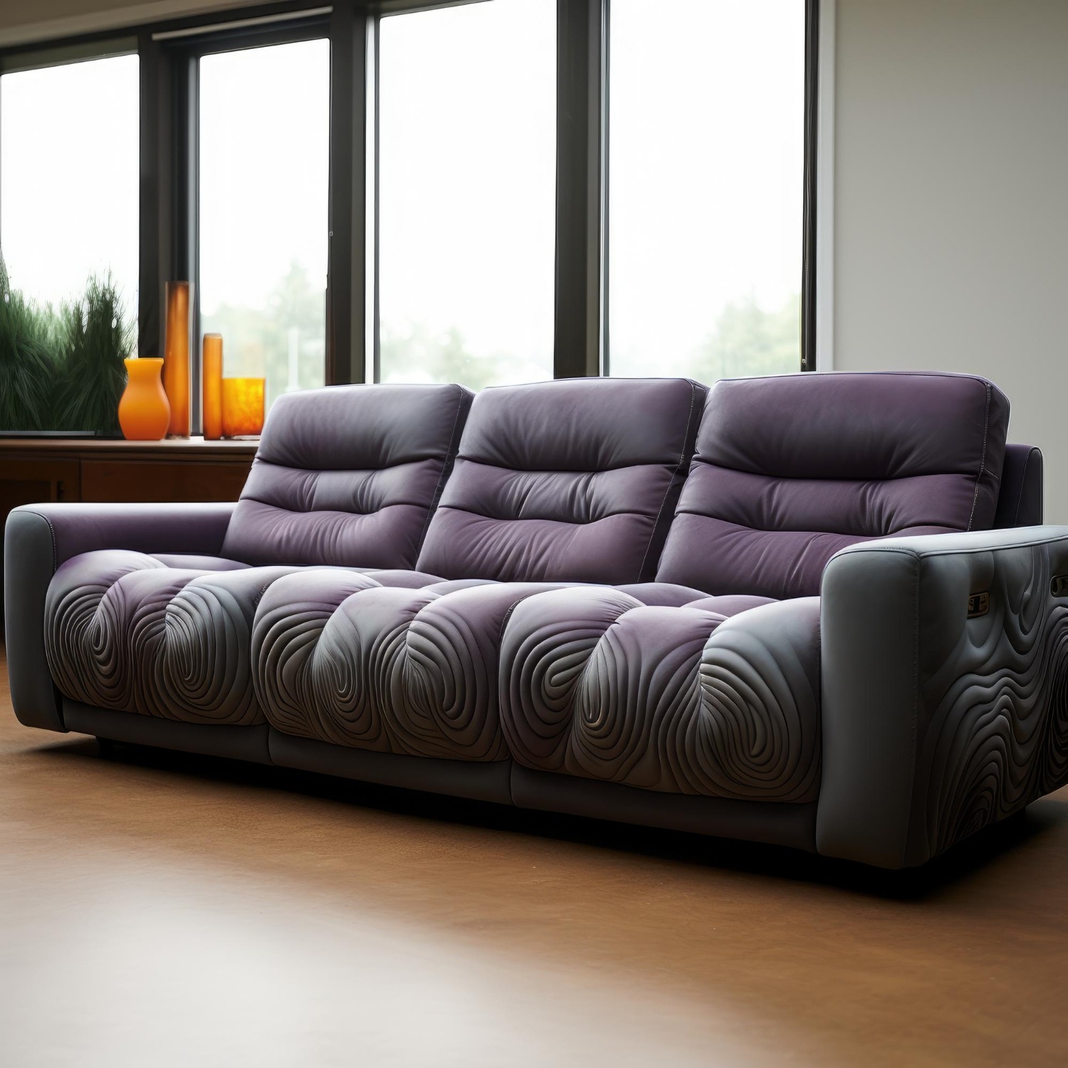 Modern 3-Seater Sofa